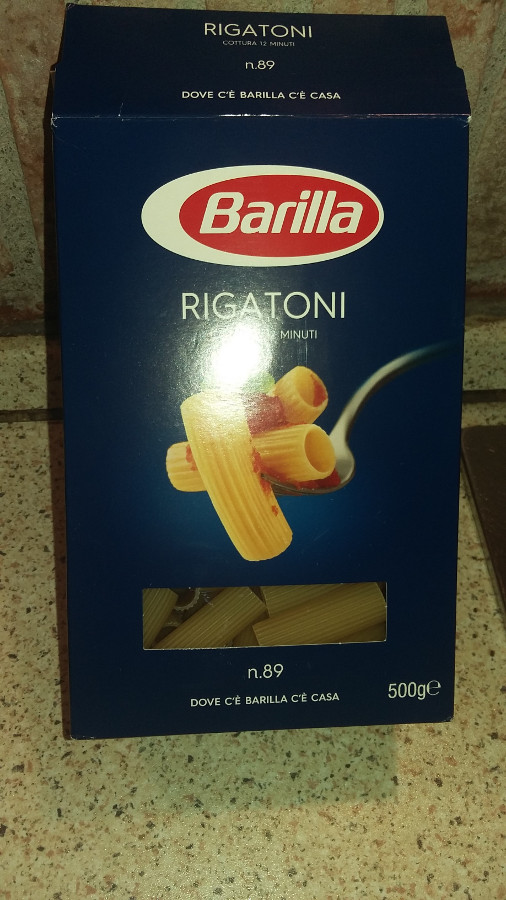 pasta barilla rigatoni